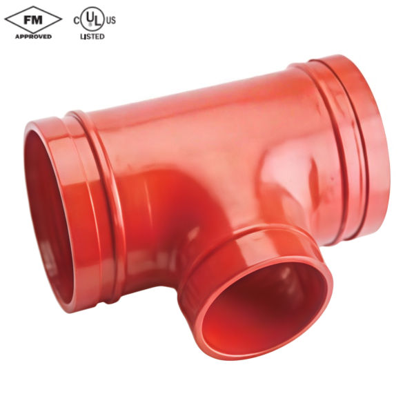 MODEL XGQT03R3 GROOVED REDUCING TEE