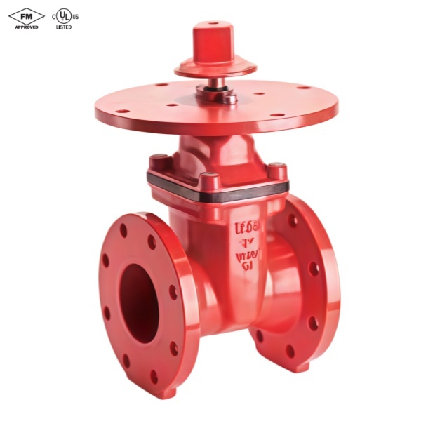 AWWA C515 Flanged Resilient Seated NRS Gate Valve with Indicator Post